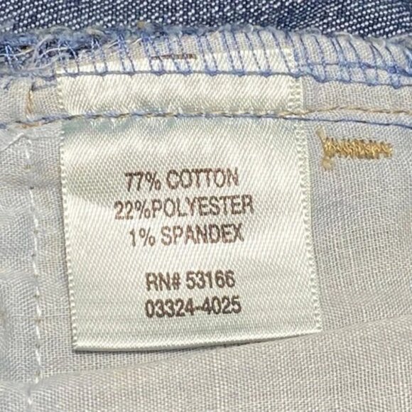 Christopher & Banks Jeans Women's 8 Long Blue Modern Fit Dark Wash Denim EUC - Picture 9 of 13